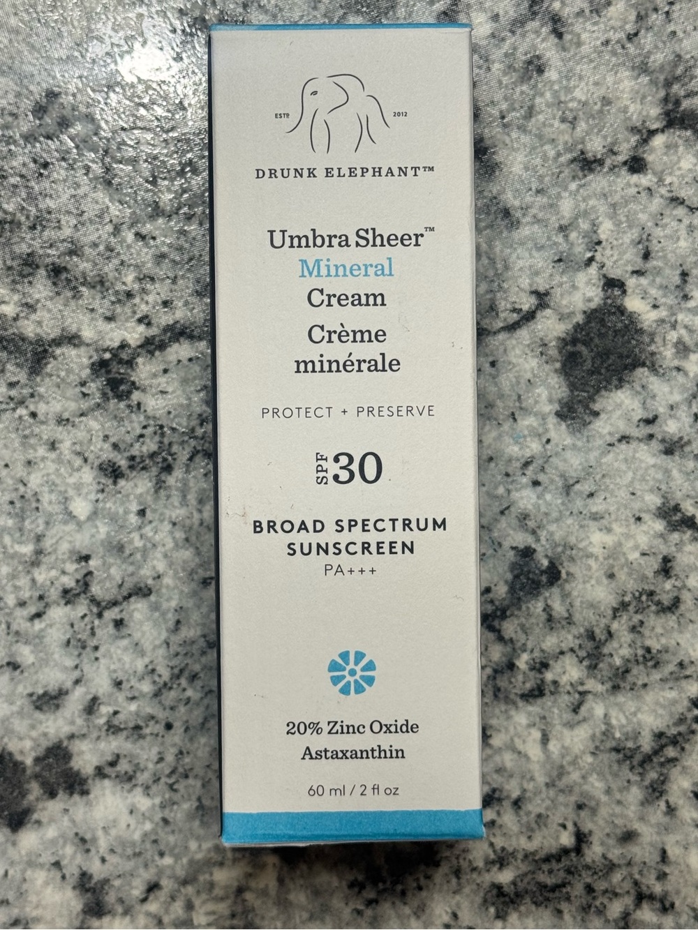 Drunk Elephant Umbra Sheer Mineral Cream SPF 30 2 oz NEW SEALED